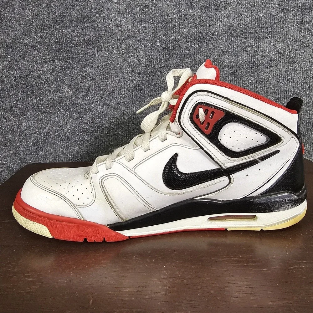 Nike Mens Air Flight Falcon Multicolor‎ Leather Basketball Sneakers Size 11.5